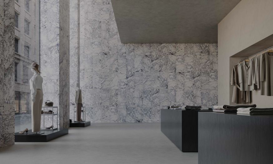 Header menu image for natural stone collections from Creative Materials.